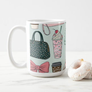 Taza De Café Carteras, lazos y lattes
