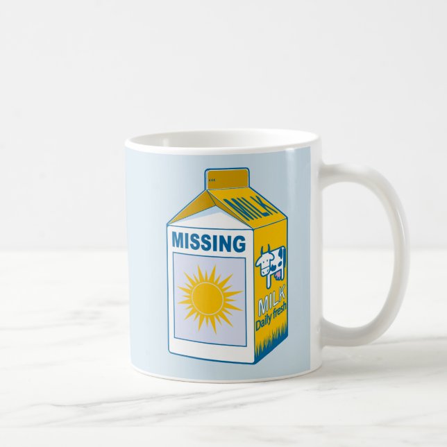 Taza De Café Cartón de la leche que falta Sun (Derecha)