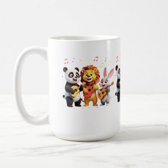Taza De Café 🎵 Cartoon Animal Music Party – Fun & Cute Musical (Izquierda)