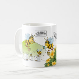 Taza De Café Cartoon; bijeenkomst en zoom meeting.