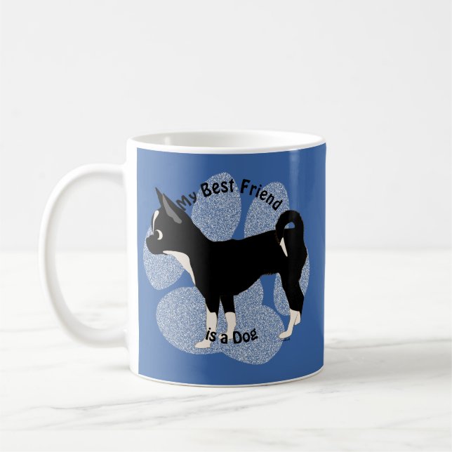 Taza De Café Cartoon Chihuahua v2 (Izquierda)