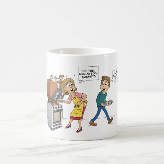 Taza De Café Cartoon: Een heel gedoe zo’n bakfiets (Centro)