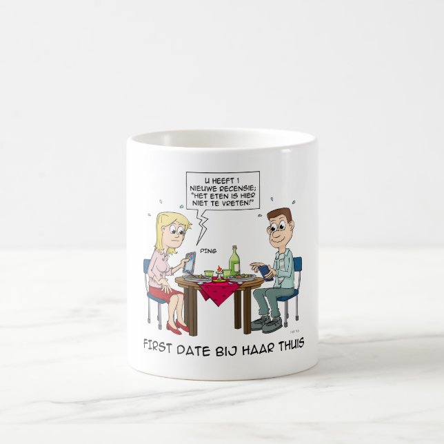Taza De Café Cartoon; First date bij haar thuis.  (Centro)
