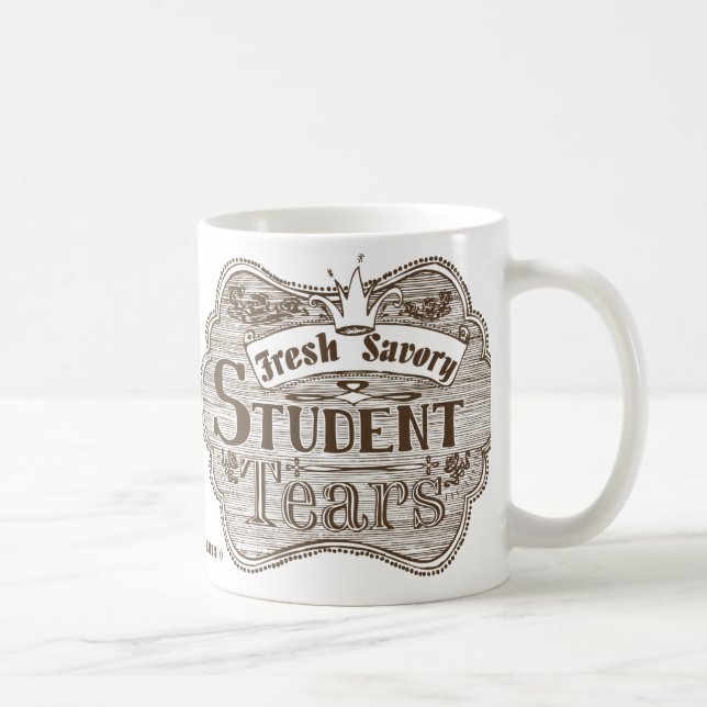 Taza De Café Cartucho de lágrimas de estudiantes salvajes (Derecha)