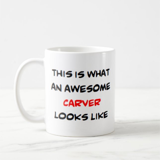 Taza De Café carver, impresionante (Izquierda)