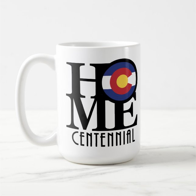 Taza De Café CASA Centenario Colorado 15oz (Izquierda)