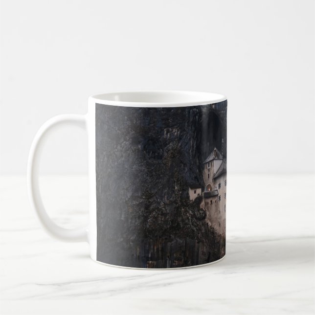 TAZA DE CAFÉ CASA DE CONCRETO BEIGE Y NEGRO (Izquierda)