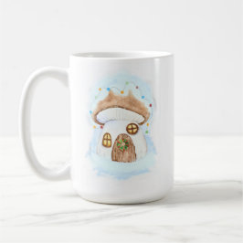 Taza De Café Casa de Cuento de Navidad