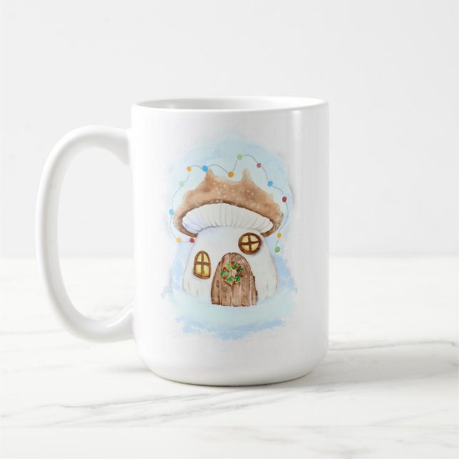 Taza De Café Casa de Cuento de Navidad (Izquierda)