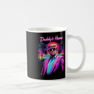 Taza De Café Casa de Daddys divertida Casa Blanca Retr Trump Pi
