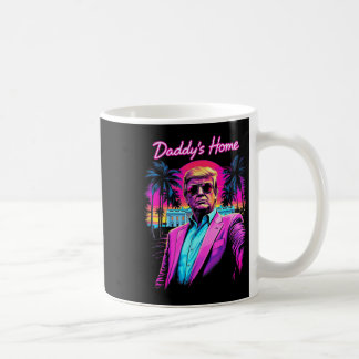 Taza De Café Casa de Daddys divertida Casa Blanca Retr Trump Pi