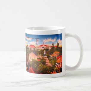 Taza De Café Casa de gobierno, Nassau, Bahamas, foto vintage