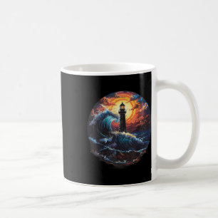 Taza De Café Casa de la Luz del Faro junto al Mar Vela Luz