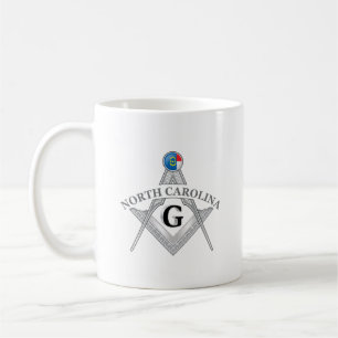 Taza De Café Casa de masonería del estado de Carolina del Norte