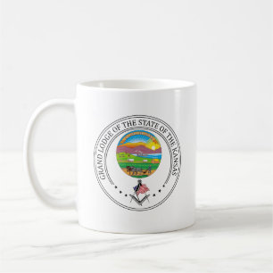 Taza De Café Casa de masonería del estado de Kansas