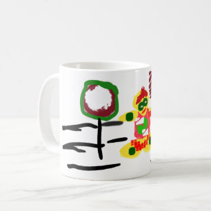 Taza De Café Casa de pan de jengibre y arte masculino