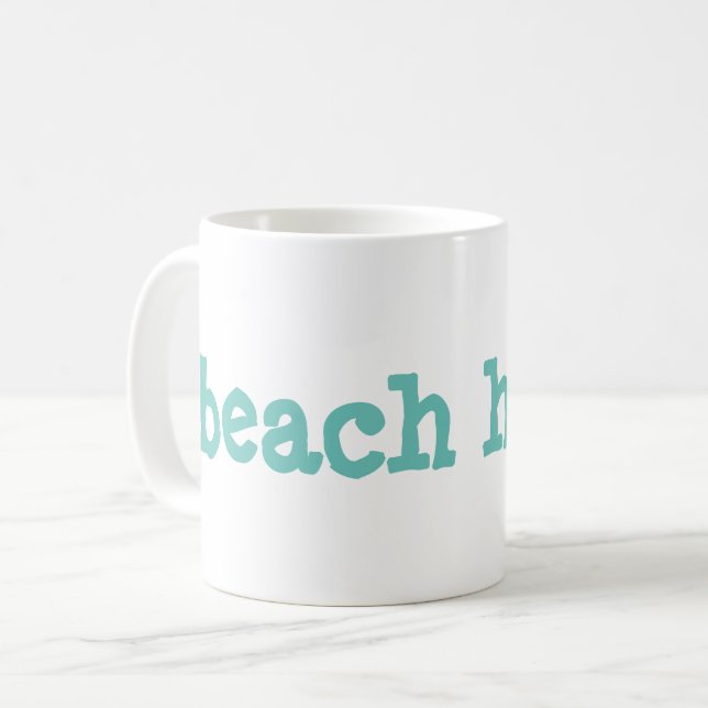 Taza De Café casa de playa (Anverso izquierdo)