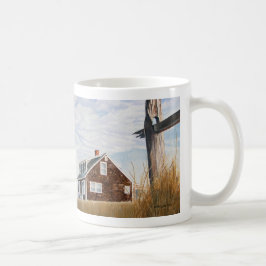 Taza De Café Casa de Playa al Amanecer