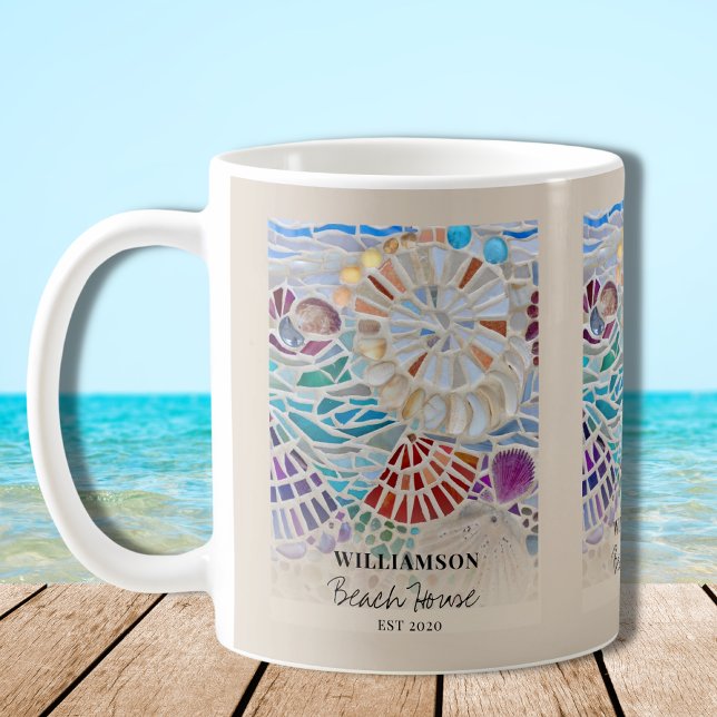 Taza De Café Casa de playa personalizada (Subido por el creador)