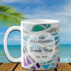 Taza De Café Casa de playa personalizada