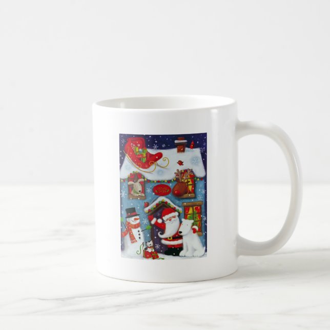 Taza De Café Casa de Santa Claus (Derecha)
