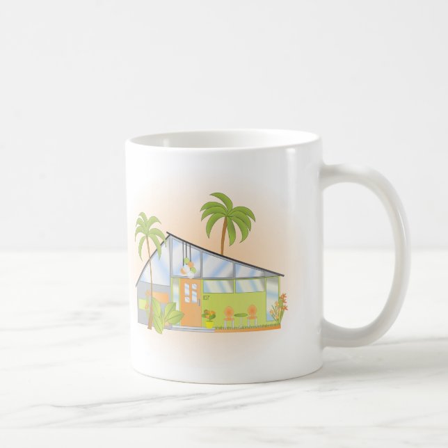 Taza De Café Casa de Sueño Tropical (Derecha)