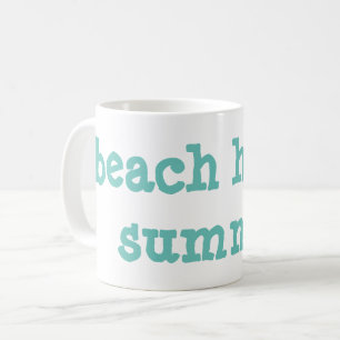 Taza De Café casa de verano en la playa