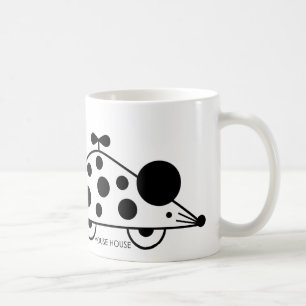 Taza De Café Casa del ratón BW Mug