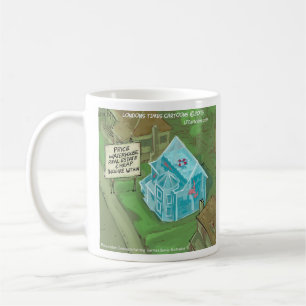 Taza De Café Casa divertida inundada a la venta Cómic de Rick L