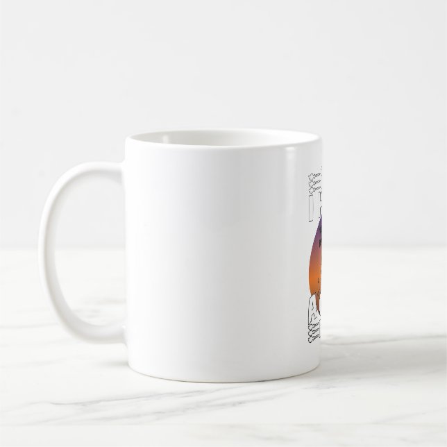 Taza De Café Casa embrujada de Halloween Pop Cork Tornillo (Izquierda)
