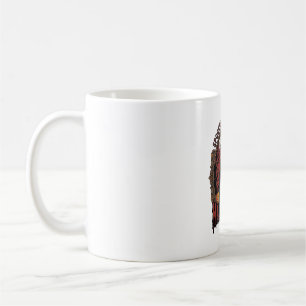 Taza De Café Casa Embrujada Halloween Grabado Antiguo Camiseta