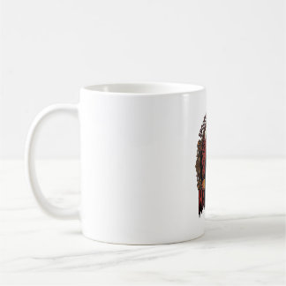 Taza De Café Casa Embrujada Halloween Grabado Antiguo Camiseta