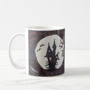 Taza De Café Casa embrujada (sólo frente) Café Mug