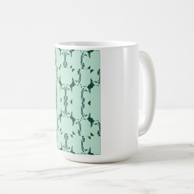 Taza De Café Casa fresca. Diseño de orfebrería (Anverso derecho)