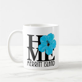 Taza De Café CASA Isla Merritt 11oz hibisco azul