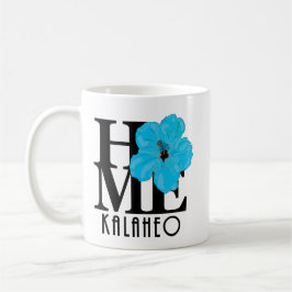 Taza De Café CASA Kalaheo Azul Hibiscus 11oz