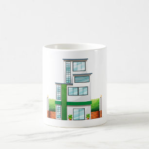 Taza De Café Casa moderna de varios pisos hogar contemporáneo