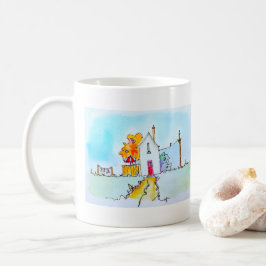Taza De Café Casa pequeña con lavado