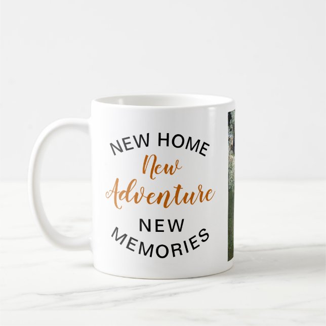 Taza De Café Casa Personalizado calienta nueva casa agrega café (Izquierda)