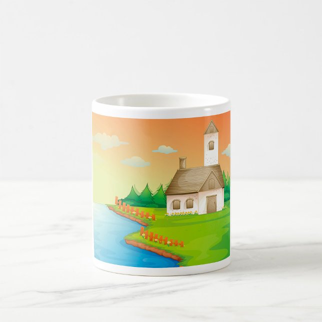 Taza De Café Casa rural a orillas del lago (Subido por el creador)