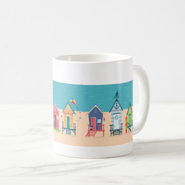 Taza De Café Casas de Playa (Anverso derecho)