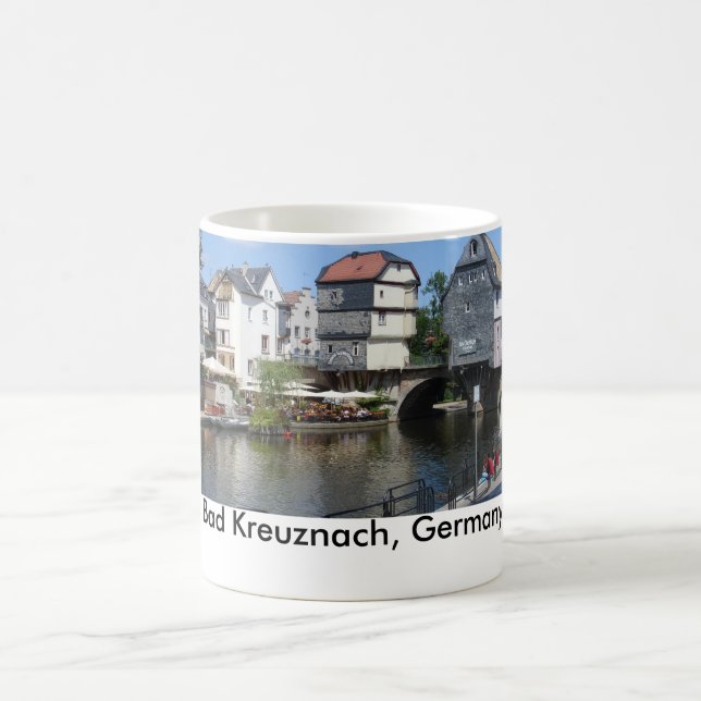 Taza De Café Casas de puente de Bad Kreuznach, Alemania (Centro)