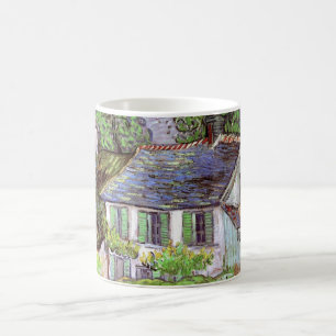 Taza De Café Casas en Auvers de Vincent van Gogh