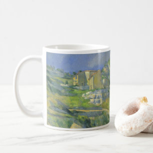 Taza De Café Casas en Provenza de Paul Cezanne, arte vintage
