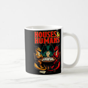 Taza De Café Casas Y Humanos Divertido Juego De Dados De Rpg De