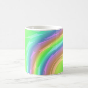 Taza De Café Cascada arcoiris