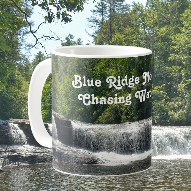 Taza De Café Cascada Montañas de Carolina del Norte Blue Ridge (Subido por el creador)
