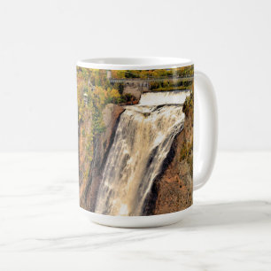 Taza De Café Cascada Montmorency Canadá estilizado