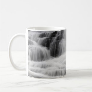 TAZA DE CAFÉ CASCADAS DE AGUA Y AGUAS NEGRAS Y GRIS