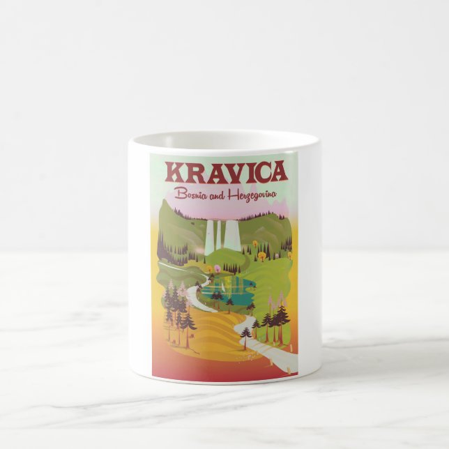 Taza De Café Cascadas de Kravica Bosnia y Herzegovina (Centro)